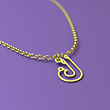 آویز ساعت طلا مدل طاووس کد ZCA10532