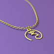 آویز ساعت طلا مدل طاووس کد ZCA10533