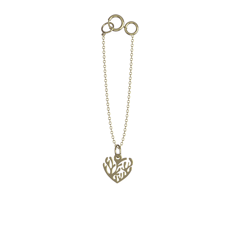 آویز ساعت طلا مدل گیاه کد ZCA10538