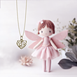 آویز ساعت طلا مدل گیاه کد ZCA10538