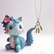 آویز ساعت طلا مدل گیاه کد ZCA10546