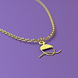 آویز ساعت طلا مدل فندق کد ZCA10557