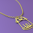آویز ساعت طلا مدل گربه کد ZCA10588