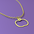 آویز ساعت طلا مدل سیب کد ZCA10597