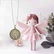 آویز ساعت طلا مدل چرخ و فلک کد ZCA10612