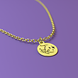 آویز ساعت طلا مدل ماه و ستاره کد ZCA10648