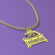 آویز ساعت طلا مدل گهواره کد ZCA10657