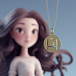 آویز ساعت طلا مدل گهواره کد ZCA10660
