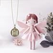 آویز ساعت طلا مدل گهواره کد ZCA10660