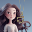 آویز ساعت طلا مدل گهواره کد ZCA10661