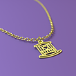 آویز ساعت طلا مدل گهواره کد ZCA10663