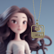 آویز ساعت طلا مدل گهواره کد ZCA10666