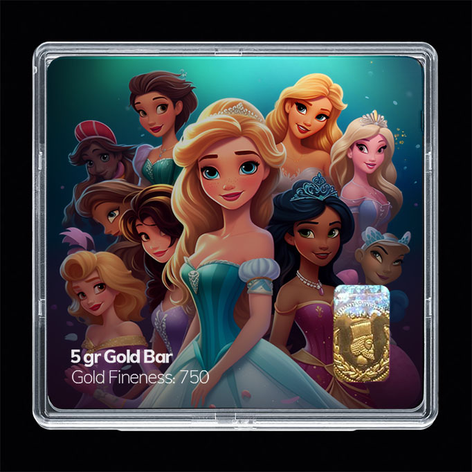 شمش طلا 18 عیار مدل باربی کد SG10927