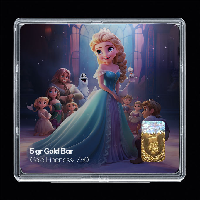 شمش طلا 18 عیار مدل باربی کد SG10932