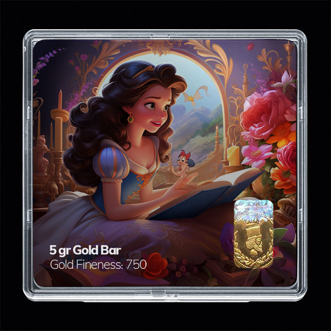 شمش طلا 18 عیار مدل باربی کد SG10956