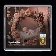 شمش طلا 18 عیار مدل نوزاد کد SG10995