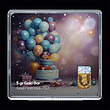 شمش طلا 18 عیار مدل تولد کد SG11038