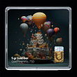 شمش طلا 18 عیار مدل تولد کد SG11043