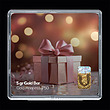 شمش طلا 18 عیار مدل تولد کد SG11055