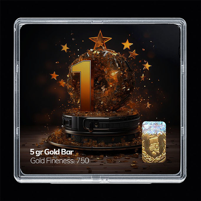 شمش طلا 18 عیار مدل تولد کد SG11056