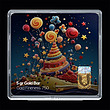 شمش طلا 18 عیار مدل تولد کد SG11058