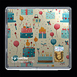 شمش طلا 18 عیار مدل تولد کد SG11063