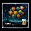 شمش طلا 18 عیار مدل تولد کد SG11065