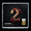 شمش طلا 18 عیار مدل تولد کد SG11070