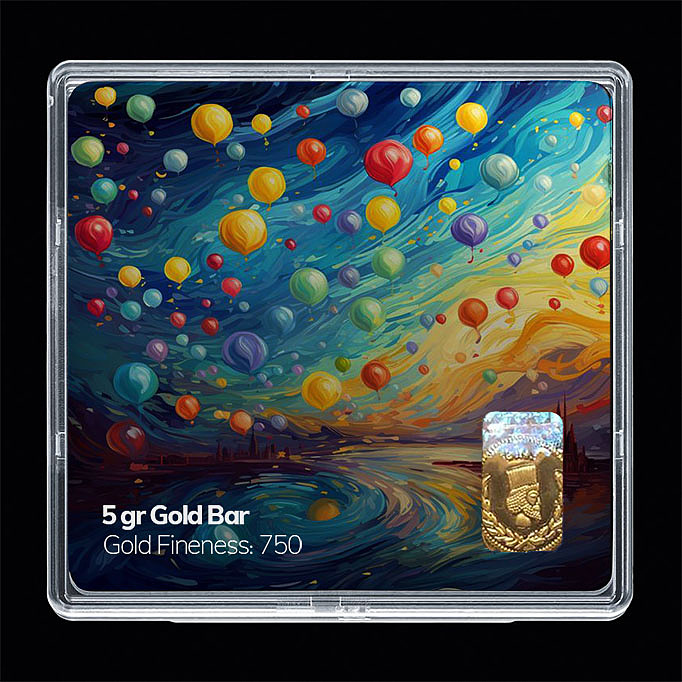 شمش طلا 18 عیار مدل تولد کد SG11074
