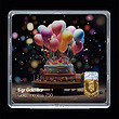 شمش طلا 18 عیار مدل تولد کد SG11075