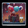 شمش طلا 18 عیار مدل تولد کد SG11079
