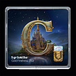 شمش طلا 18 عیار مدل حرف C کد SG11092