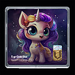 شمش طلا 18 عیار مدل اسب تک شاخ کد SG11232