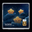 شمش طلا 18 عیار مدل ستاره کد SG11290