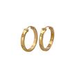 گوشواره طلا 18 عیار زنانه مدوپد طرح زهیری کد ZH10177