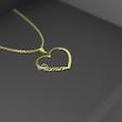 گردنبند طلا 18 عیار زنانه مدوپد مدل اسم جاسمین jasmin کد R527