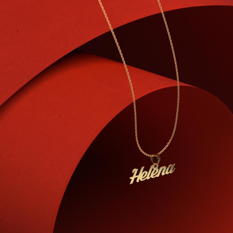 گردنبند طلا 18 عیار زنانه مدوپد مدل Helena کد R251