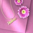 گردنبند طلا 18 عیار زنانه مدوپد مدل Helena کد R251