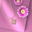 گردنبند طلا 18 عیار زنانه مدوپد مدل طرح قلب کد R113-1