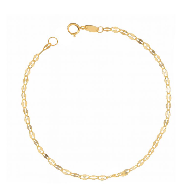 دستبند طلا 18 عیار زنانه زربن مدل استار کد ZBD002173