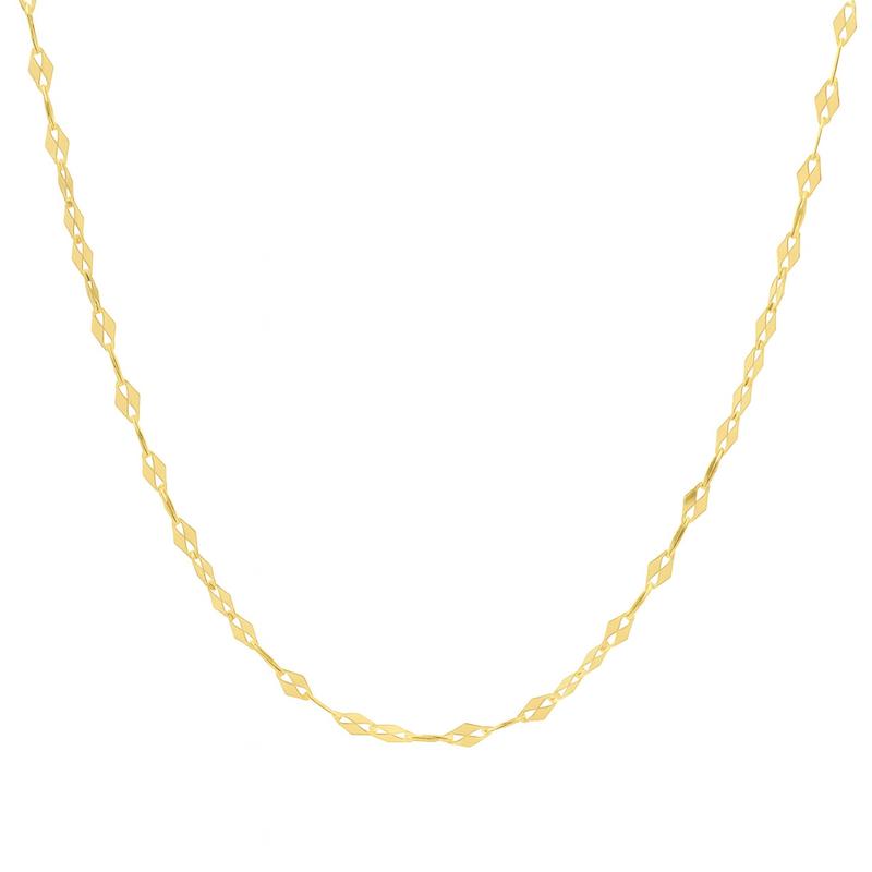 زنجیر زنانه طلا ۱۸ عیار استار مدوپد