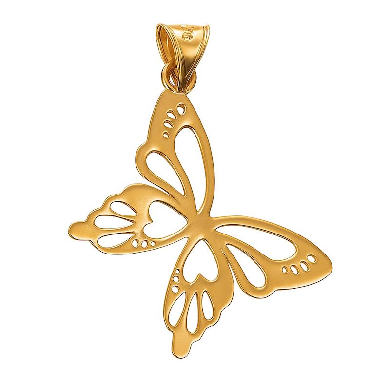 آویز طلا ۱۸ عیار اسنوگلد مدوپد