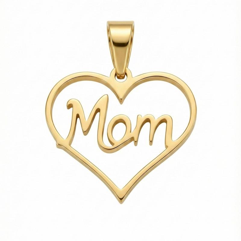 آویز طلا ۱۸ عیار MOM مدوپد