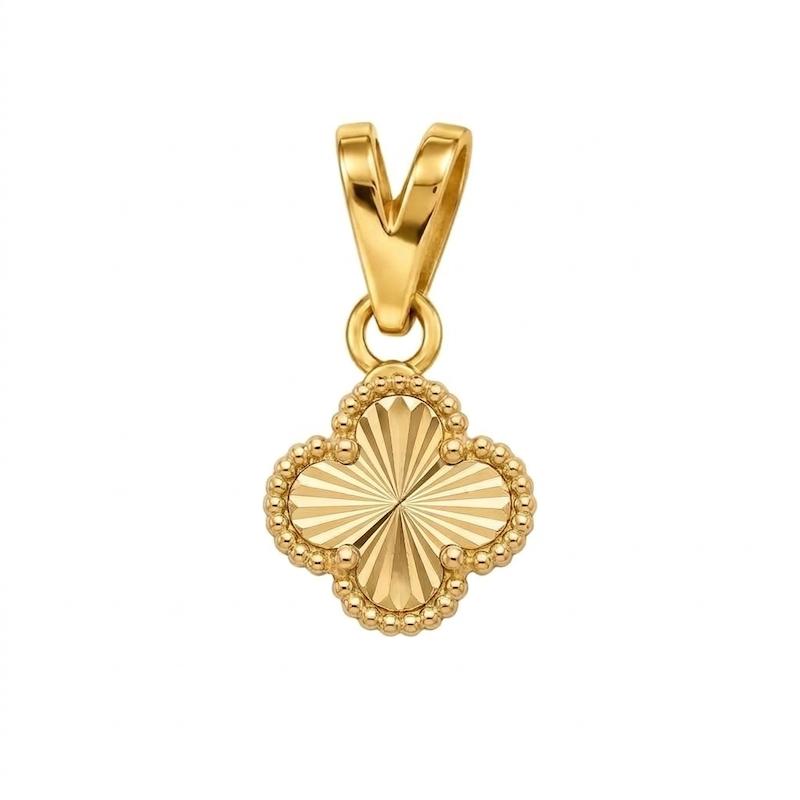 آویز زنانه طلا ۱۸ عیار ونکلیف تراش کد AVa-001 مدوپد