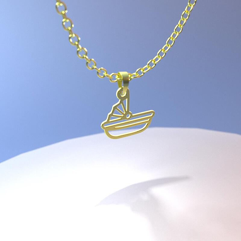 گردنبند طلا مدل گهواره کد ZC10080