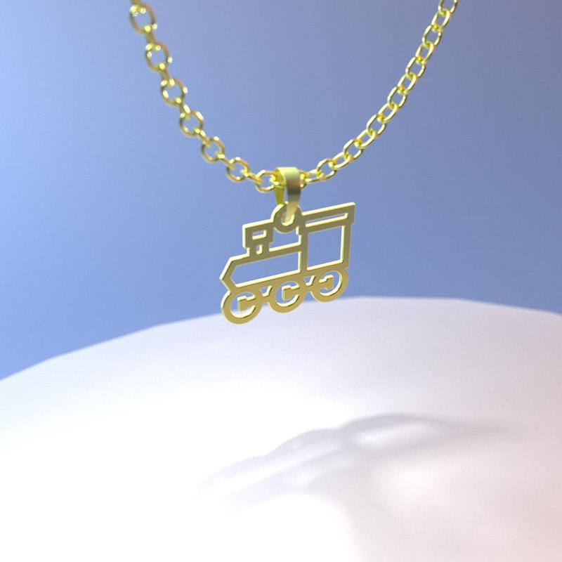 گردنبند طلا مدل قطار کد ZC10160