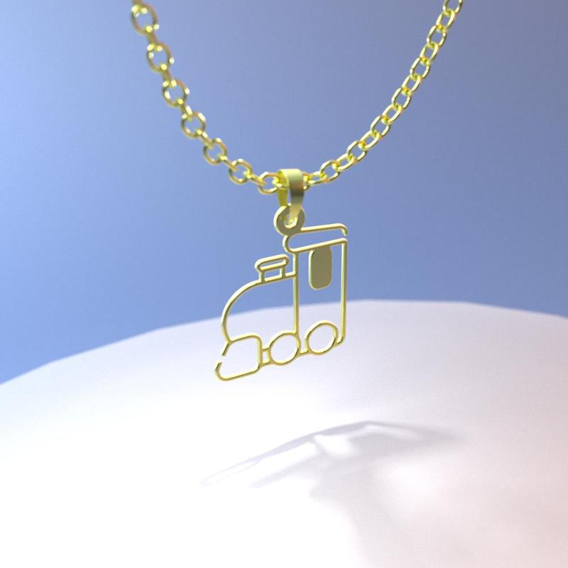 گردنبند طلا مدل قطار کد ZC10166