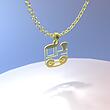 گردنبند طلا مدل قطار کد ZC10168