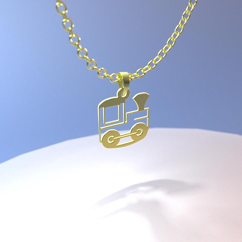 گردنبند طلا مدل قطار کد ZC10168