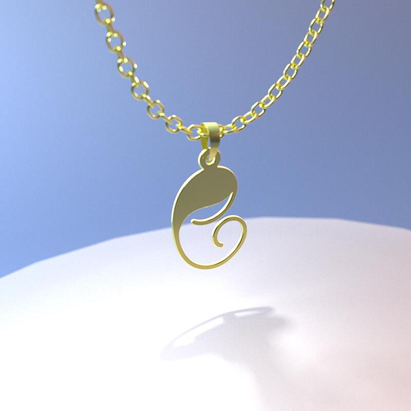 گردنبند طلا مدل مادر و فرزند کد ZC10358